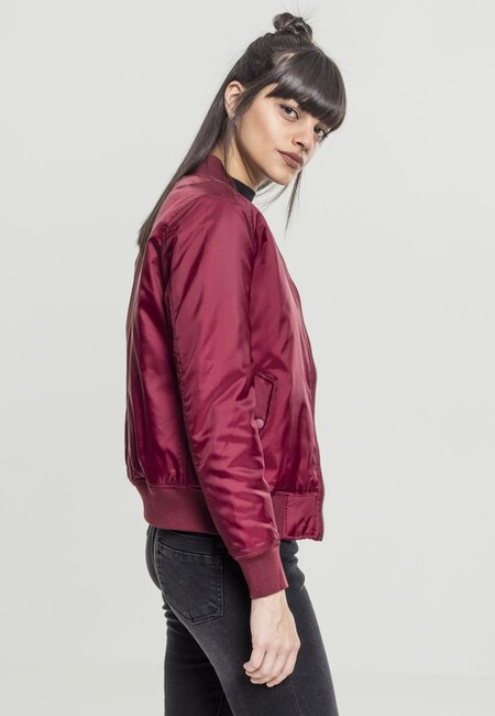 Fashion - Gangstagroup.cz Urban Hip Online burgundy Bomber Ladies Hop Store Basic Jacket Classics -