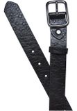 Urban Classics Ostrich Synthetic Leather Belt black/gunmetal