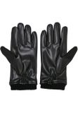 Urban Classics Synthetic Leather Basic Gloves black
