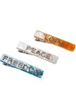 Urban Classics Statement Hair Clips 3-Pack multicolor