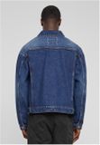 Urban Classics Heavy Ounce Boxy Denim Jacket new mid blue washed
