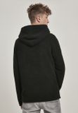 Urban Classics Hooded Sherpa Zip Jacket black