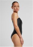 Urban Classics Ladies Asymmetric Cut Out Swimmsuit black