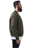 Urban Classics Basic Quilt Bomber Jacket olive