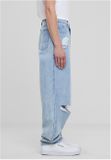 Urban Classics Heavy Ounce Knee Cut Baggy Fit Jeans new light blue washed