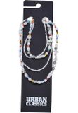 Urban Classics Various Pearl Layering Necklace and Anklet Set multicolor
