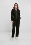 Urban Classics Ladies Velvet Rib Boiler Suit black
