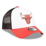 kšiltovka New Era 940 Af Trucker NBA Team Clear Black Chicago Bulls cap White Black Red