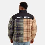 Zimní Bunda Karl kani OG Flannel Block Puffer Jacket multicolor