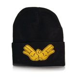 Zimí čepica Wu-Tang Hands Logo Winter Beanie Black