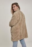 Urban Classics Ladies Oversized Sherpa Coat sand