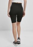 Urban Classics Ladies High Waist Branded Cycle Shorts black/black