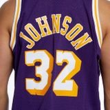 Mitchell &amp; Ness Los Angeles Lakers #32 Magic Johnson purple Swingman Jersey