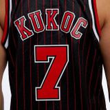 Mitchell &amp; Ness Chicago Bulls #7 Toni Kukoc black Swingman Jersey 