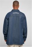 Southpole Oversized Denim Shirt darkblue washed