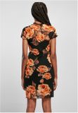 Urban Classics Ladies Mesh Double Layer Dress mangorose