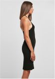 Urban Classics Ladies Rib Knit Neckholder Dress black