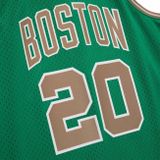 Mitchell &amp; Ness Boston Celtics #20 Ray Allen Swingman Jersey green
