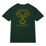 T-shirt Mitchell &amp; Ness Branded M&amp;N GT Graphic Recquet Tee dark green
