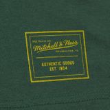 T-shirt Mitchell &amp; Ness Branded M&amp;N GT Graphic Recquet Tee dark green