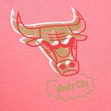 Mitchell &amp; Ness T-shirt Chicago Bulls Golden Hour Glaze SS Tee red
