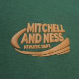 Mitchell &amp; Ness sweatshirt Branded M&amp;N Essential Graphic Logo Hoodie dark green