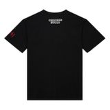 Mitchell &amp; Ness T-shirt Heavyweight Premium Player Tee Vintage Logo Chicago Bulls black