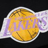 Mitchell &amp; Ness shorts Los Angeles Lakers Postgame Fleece Shorts Vintage Logo black