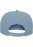 Urban Classics Chambray-Suede Snapback blue/beige