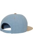 Urban Classics Chambray-Suede Snapback blue/beige