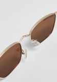 Urban Classics Sunglasses Kalymnos With Chain gold/brown