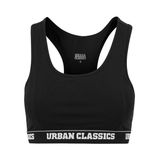 Urban Classics Ladies Logo Bra black