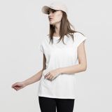 Dámské tričko Urban Classics Ladies Extended Shoulder Tee white