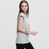Dámské tričko Urban Classics Ladies Extended Shoulder Tee grey