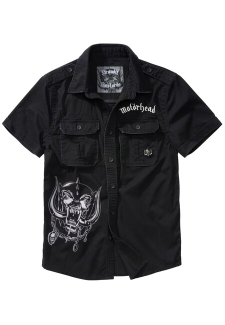 Levně Brandit Motörhead Vintage Shirt 1/2 sleeve black