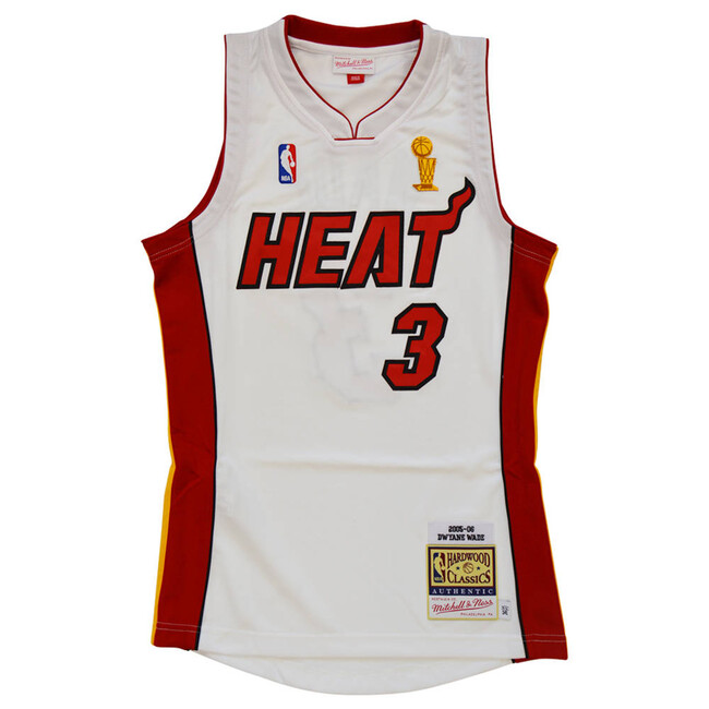 Levně Jersey Mitchell & Ness Miami Heat #3 Dwayne Wade Final Jersey white