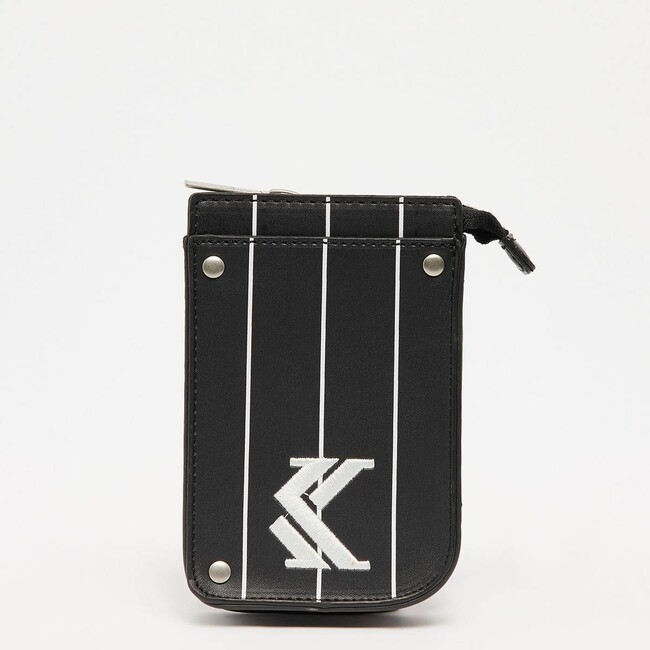 Levně Karl Kani Pinstripe Fake Leather Small Pouch Bag black