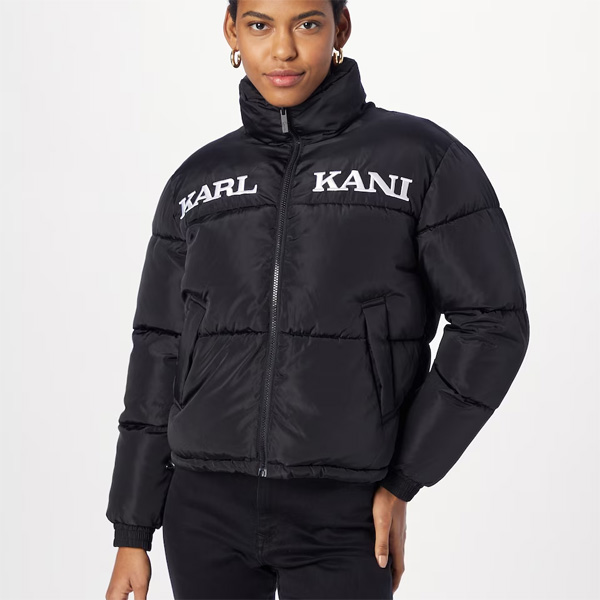 Levně Karl Kani Retro Essential Puffer Jacket black