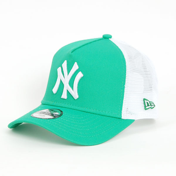 Levně Detská kšiltovka Kids NEW ERA 940 A-Frame Trucker Cap NY Yankees League Essential Adolescent Green