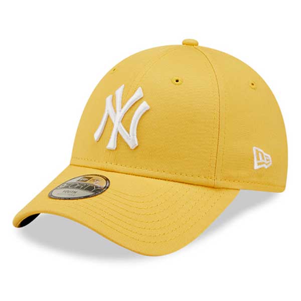 Levně Dětská New Era 9Forty YOUTH Essendial MLB New York Yankees League Yellow White cap Adjustable
