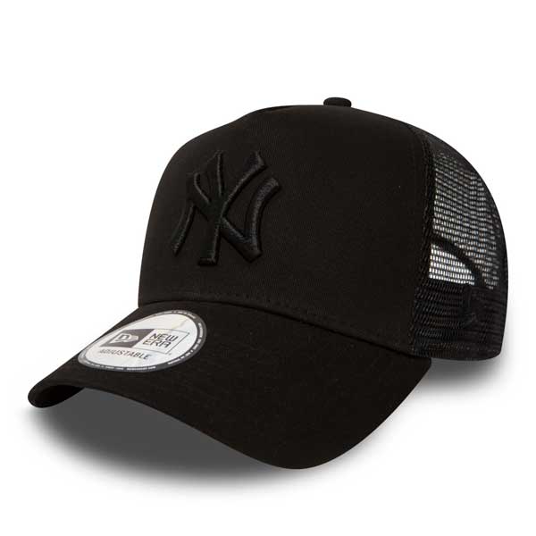 Levně Dětská kšiltovka New Era New York Yankees Kids All Black A-Frame Trucker Cap