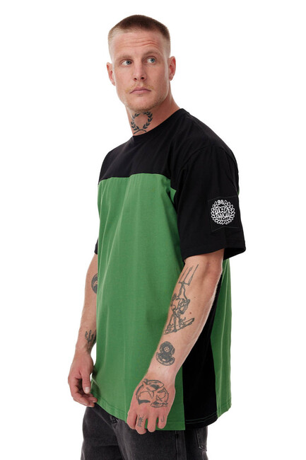 Levně Mass Denim Berg T-shirt black/green