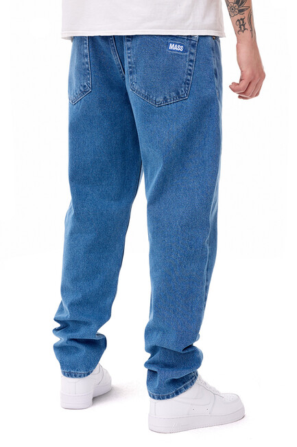 Levně Mass Denim Box Jeans Relax Fit blue