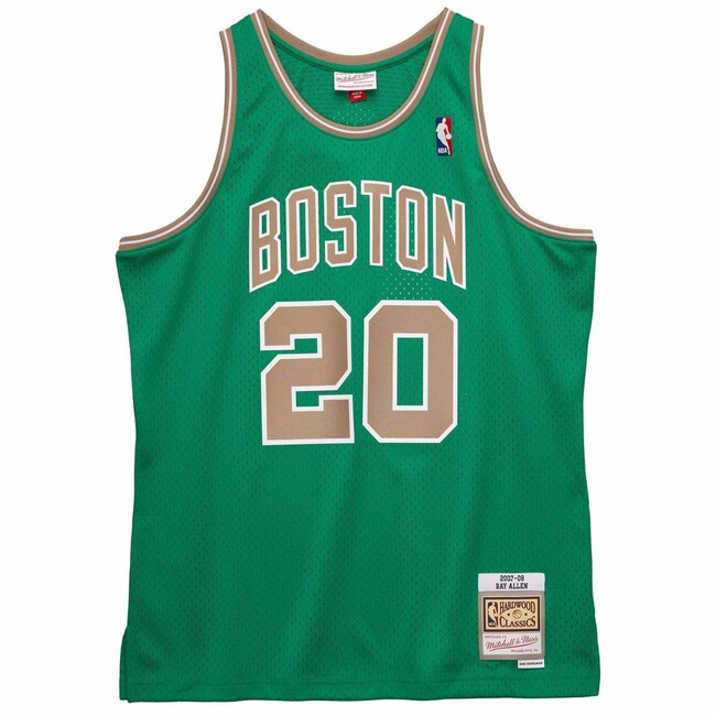 Mitchell & Ness Boston Celtics #20 Ray Allen Swingman Jersey green