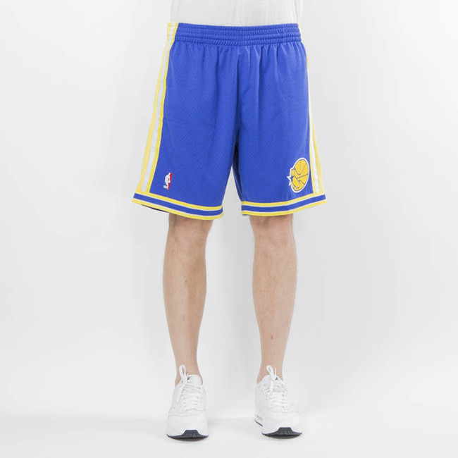 Levně Mitchell & Ness shorts Golden State Warriors royal Swingman Shorts
