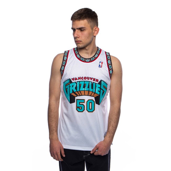 Levně Mitchell & Ness Vancouver Grizzlies #50 Bryant Reeves white Swingman Jersey