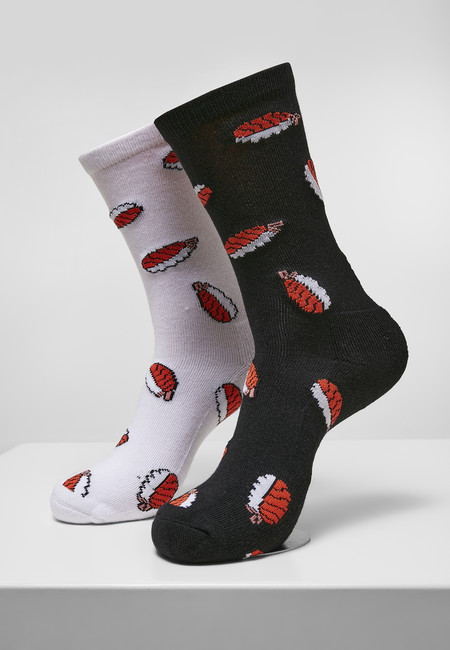 Mr. Tee Sushi Socks 2-Pack black/white