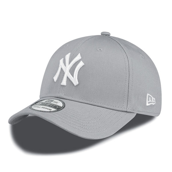 Levně New Era 39thirty MLB League Basic NY Yankees Grey White