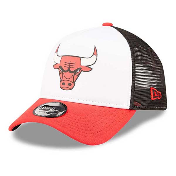 Levně kšiltovka New Era 940 Af Trucker NBA Team Clear Black Chicago Bulls cap White Black Red