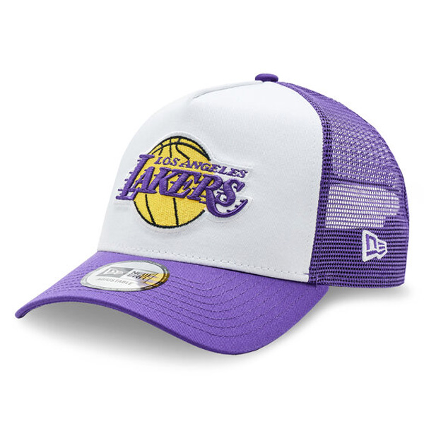 Levně kšiltovka New Era 940 Af Trucker NBA Team Clear Lakers Purple